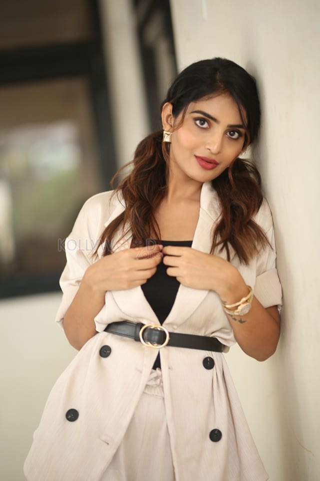 Tolllywood Heroine Ananya Nagalla at Sreekakulam Sherlock Holmes Success Meet Pictures 52