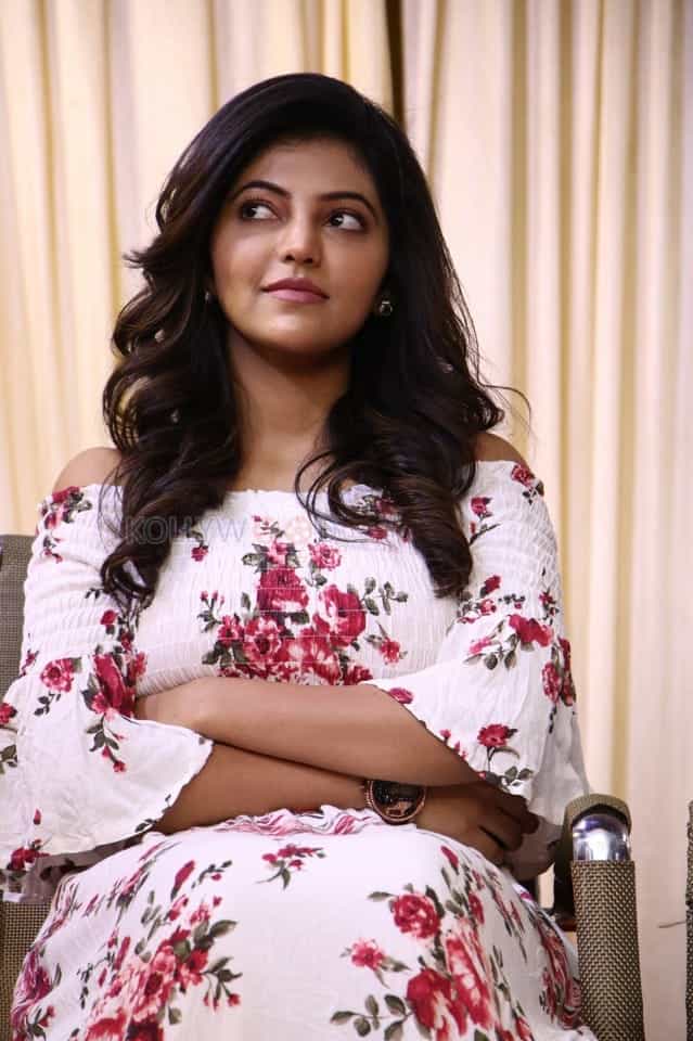 Actress Athulya Ravi At Capemari Movie Press Meet Photos