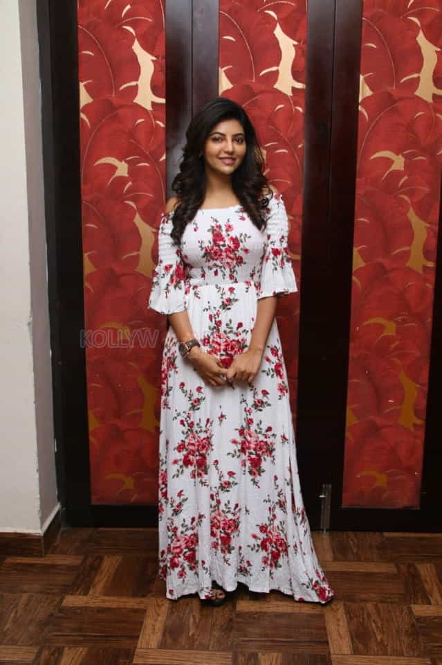 Actress Athulya Ravi At Capemari Movie Press Meet Photos