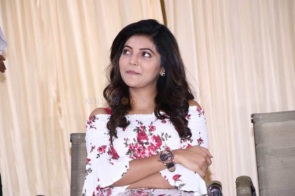 Actress Athulya Ravi At Capemari Movie Press Meet Photos