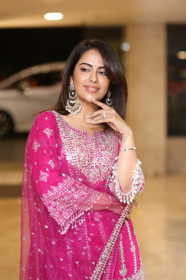 Actress Avika Gor at Shanmukha Movie Pre Release Event Photos 05