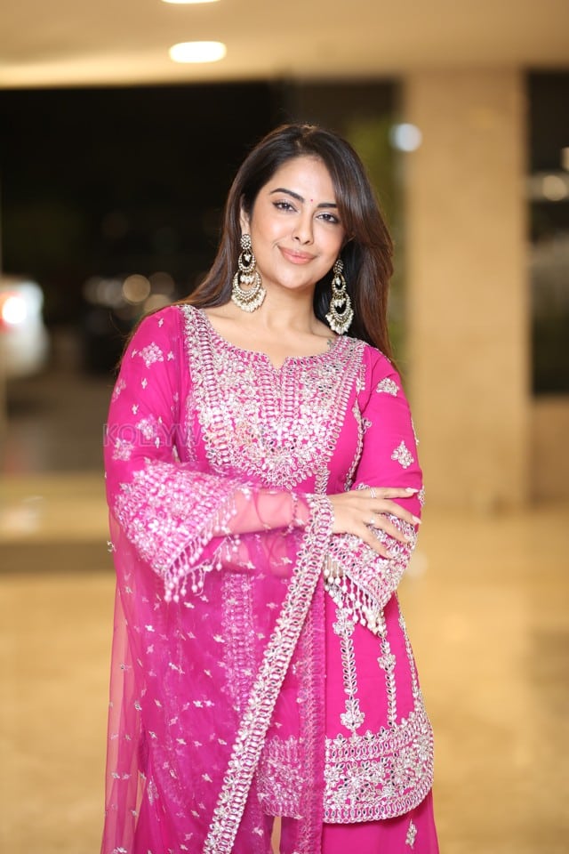 Actress Avika Gor at Shanmukha Movie Pre Release Event Photos 33