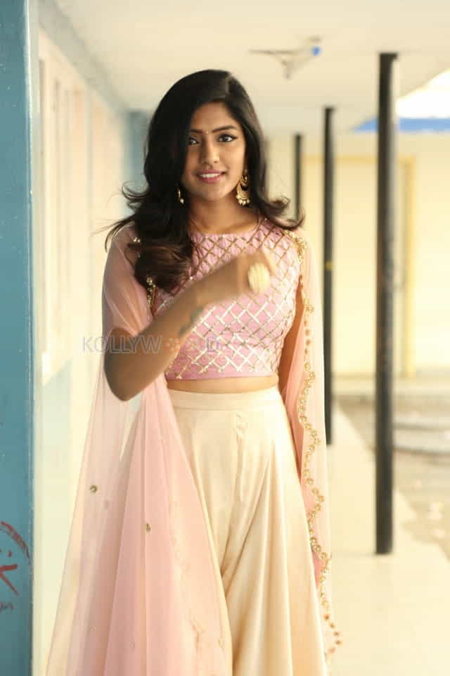 Actress Eesha Rebba At Subrahmanyapuram Movie Opening Photos