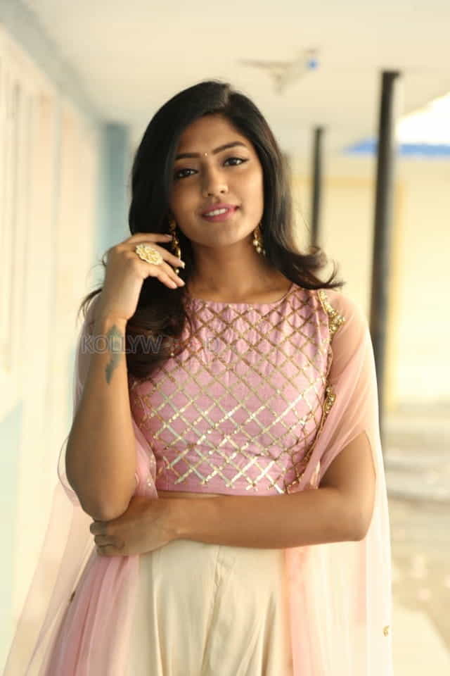 Actress Eesha Rebba At Subrahmanyapuram Movie Opening Photos