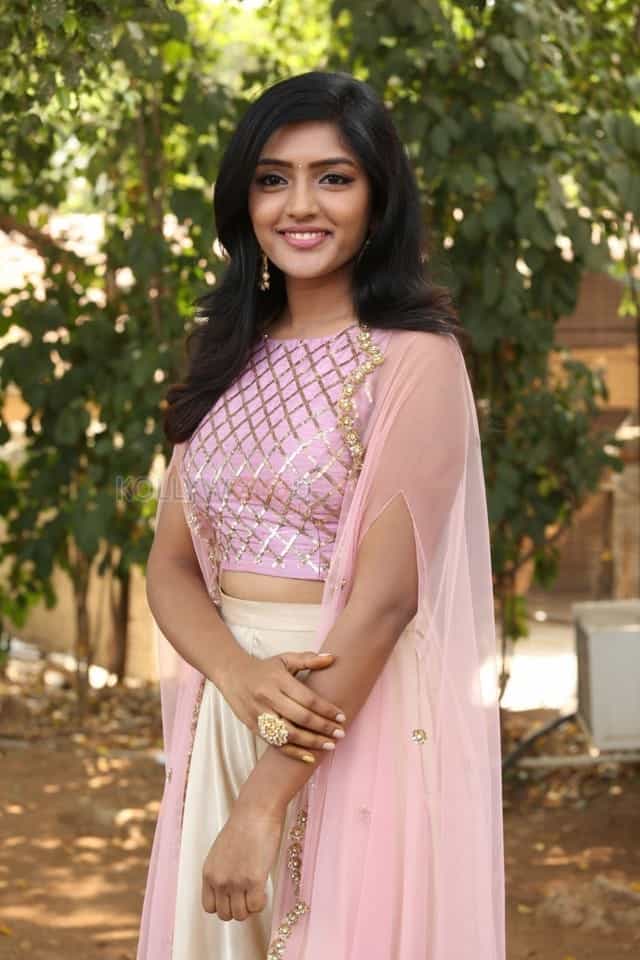 Actress Eesha Rebba At Subrahmanyapuram Movie Opening Photos