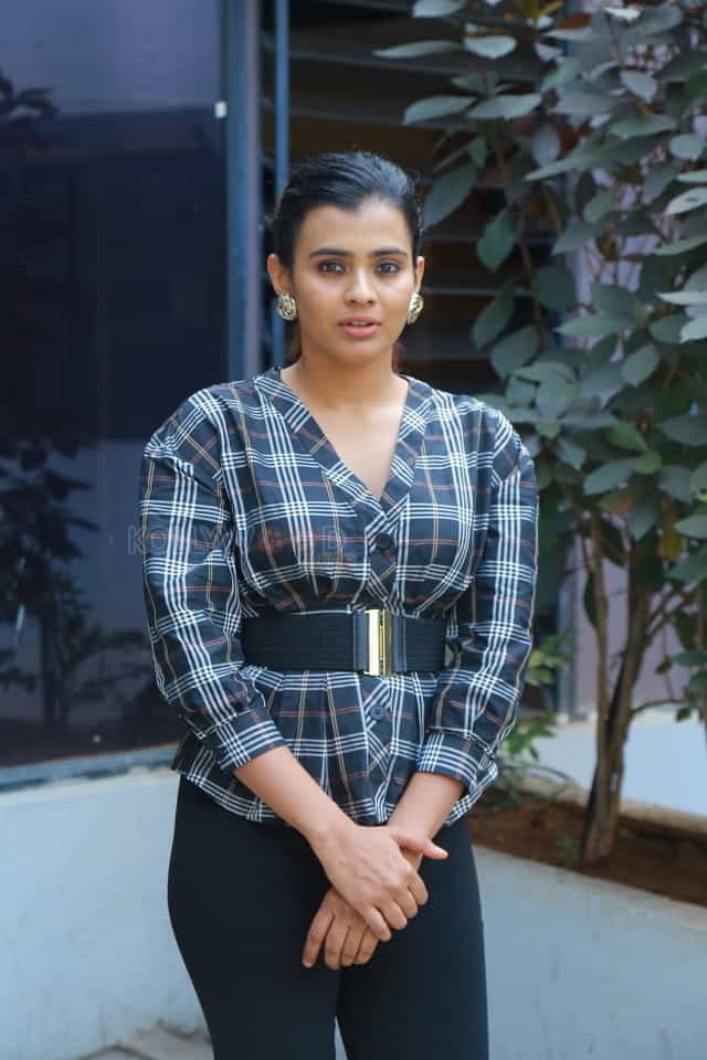 Actress Hebah Patel At Kisses Press Meet Photos