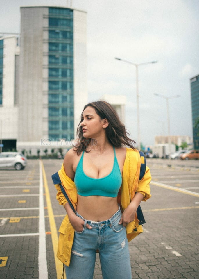 Beautiful Aisha Sharma Cleavage Picture Shoot