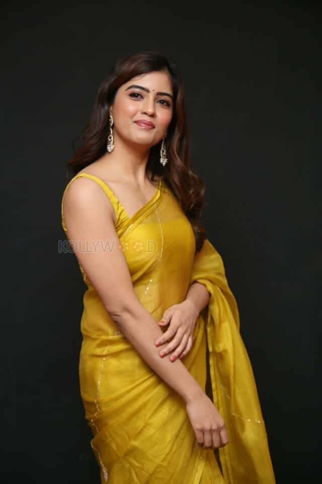 Beautiful Amritha Aiyer at HanuMan Movie Teaser Launch Photos 13