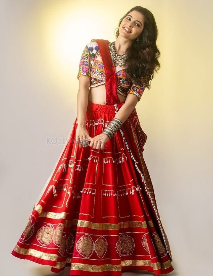 Beautiful Amritha Aiyer in a Stylish Diwali Lehenga Photos 03