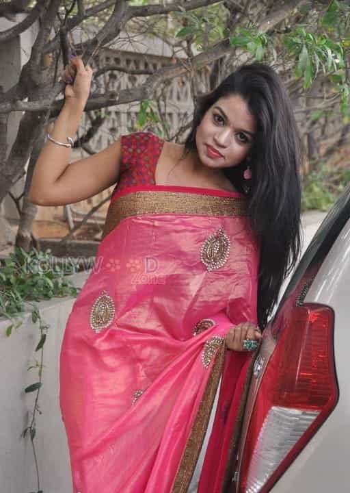 Bhavya Sri Sexy Saree Pictures