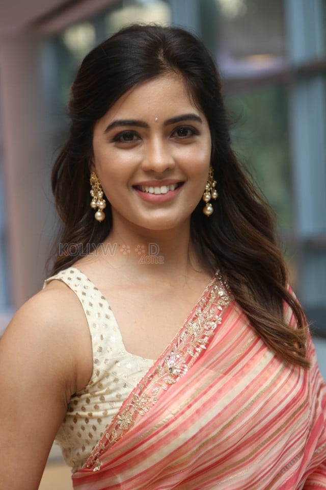 Heroine Amritha Aiyer at Bachhala Malli Trailer Launch Event Pictures 11