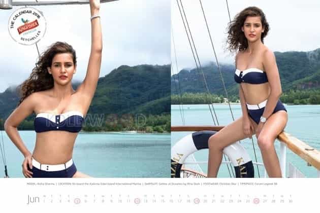 King Fisher Model Aisha Sharma Hot Photoshoot Pictures