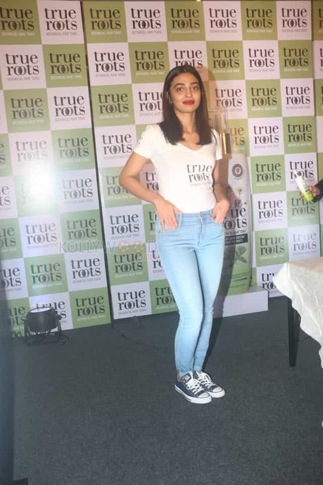 Radhika Apte At The Launch Of Marico S Botanical Hair Tonic At St Regis In Mumbai Photos