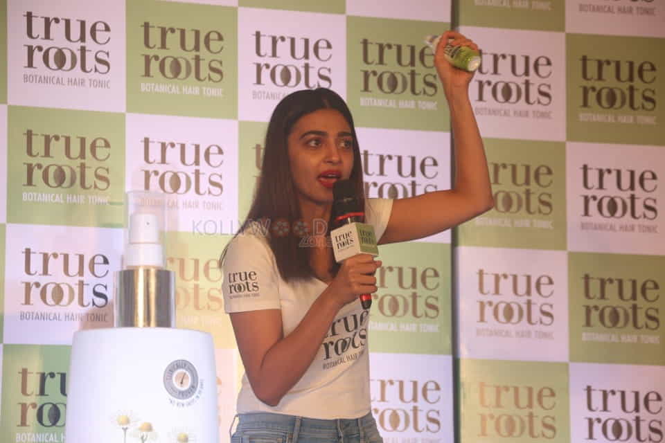 Radhika Apte At The Launch Of Marico S Botanical Hair Tonic At St Regis In Mumbai Photos