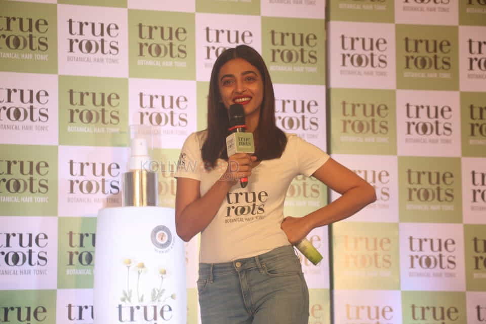 Radhika Apte At The Launch Of Marico S Botanical Hair Tonic At St Regis In Mumbai Photos