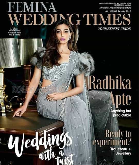 Radhika Apte Femina Wedding Times Magazine Photoshoot Photos