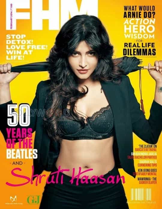 Shruti Haasan Sexy Fhm Magazine Photos