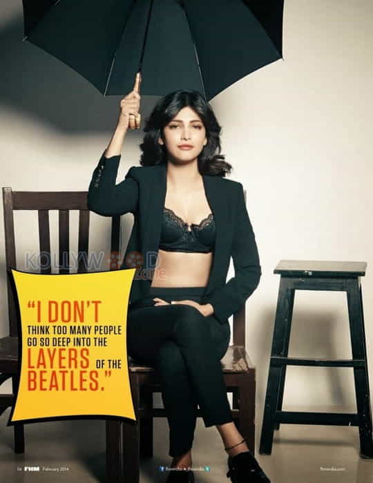 Shruti Haasan Sexy Fhm Magazine Photos