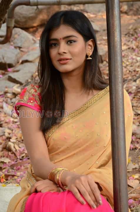 Telugu Actress Hebah Patel Saree Pictures