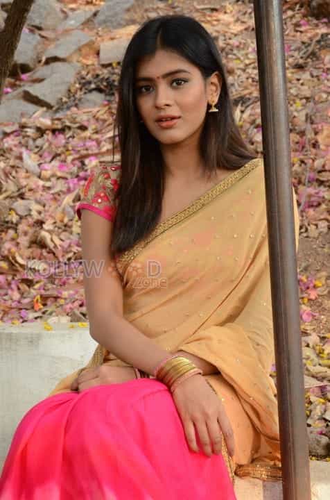 Telugu Actress Hebah Patel Saree Pictures