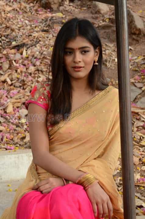 Telugu Actress Hebah Patel Saree Pictures