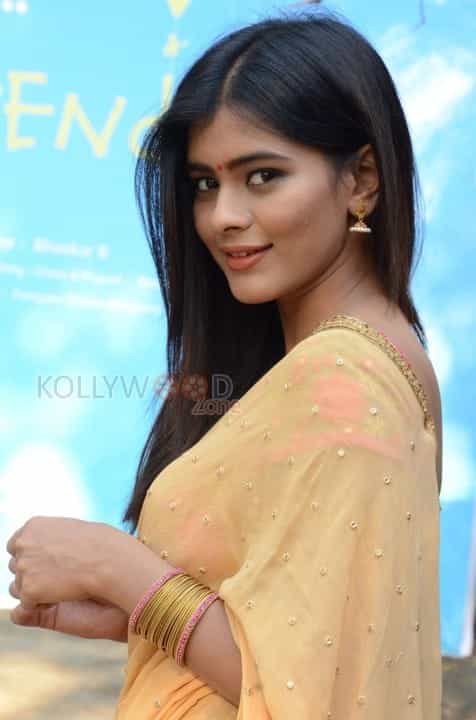 Telugu Actress Hebah Patel Saree Pictures