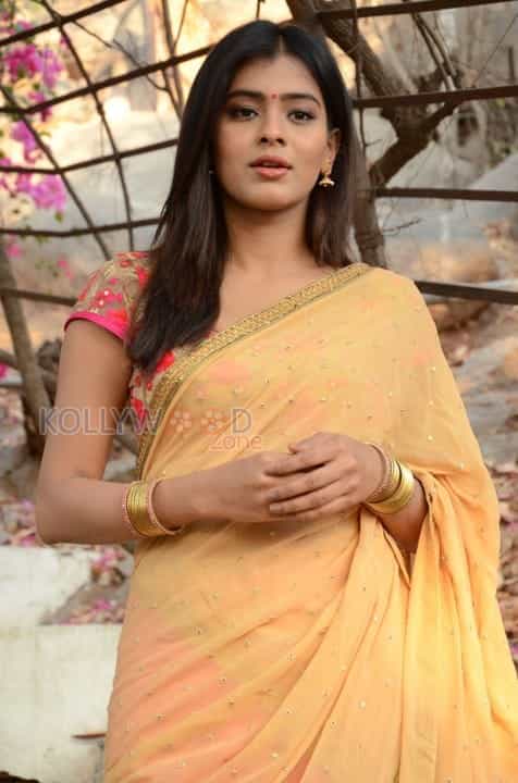 Telugu Actress Hebah Patel Saree Pictures