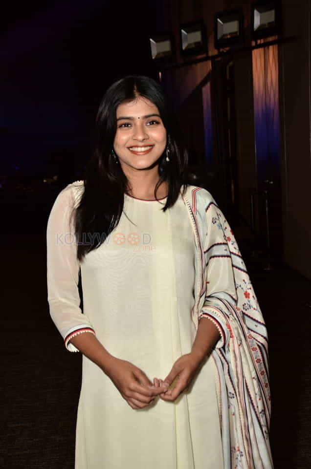 Telugu Actress Hebah Patel White Salwar Photos