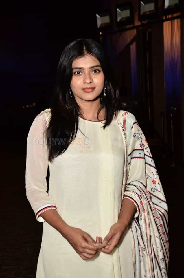 Telugu Actress Hebah Patel White Salwar Photos