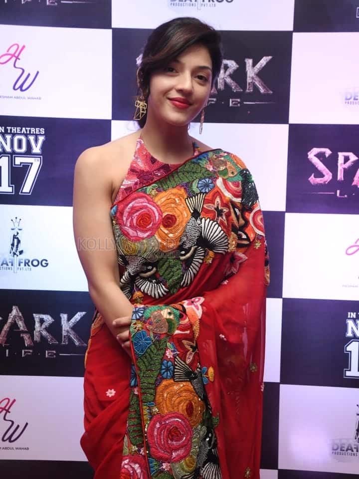 Actress Mehreen Pirzada at Spark Movie Trailer Launch Pictures 11