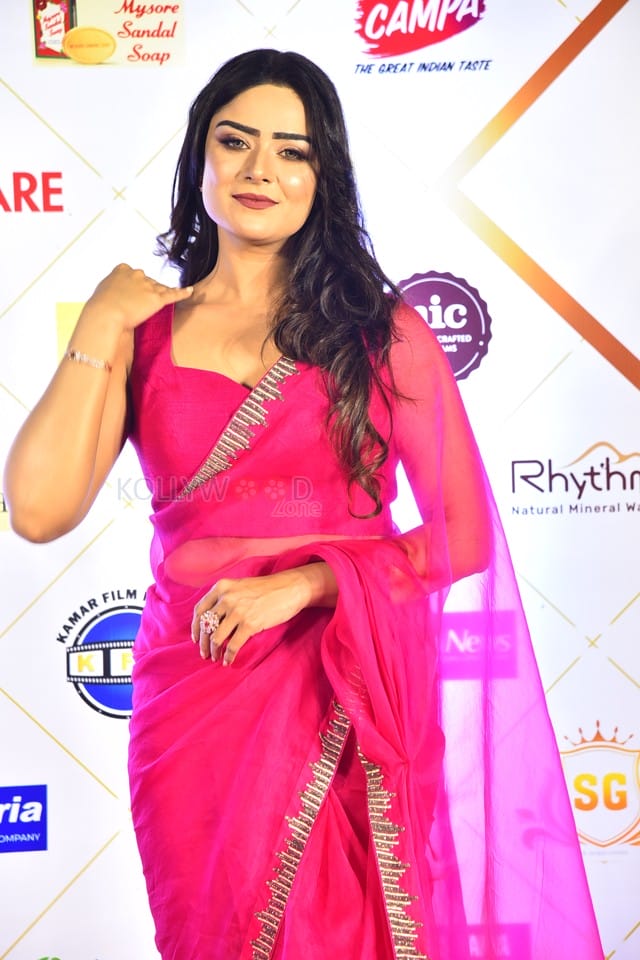 Actress Priyanka Sharma at 69th SOBHA Filmfare Awards South 2024 Stills 03