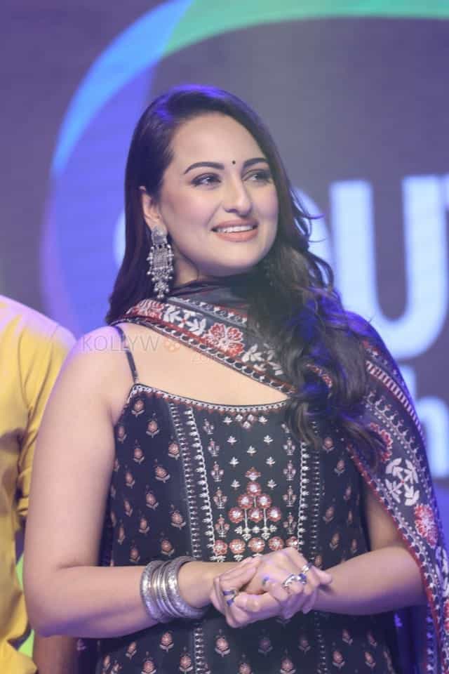 Actress Sonakshi Sinha At Dabangg Pre release Event Pictures