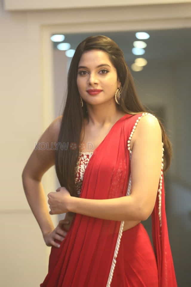 Actress Tanya Hope At Disco Raja Pre release Event Pictures