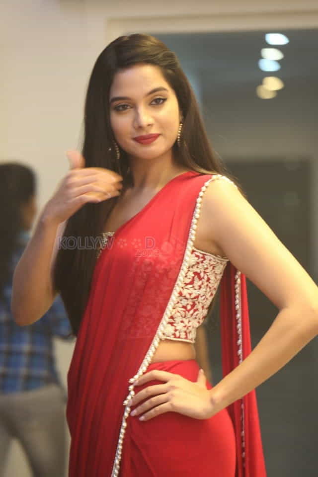 Actress Tanya Hope At Disco Raja Pre release Event Pictures