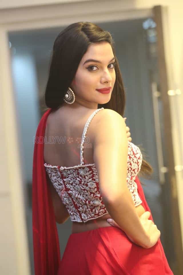 Actress Tanya Hope At Disco Raja Pre release Event Pictures