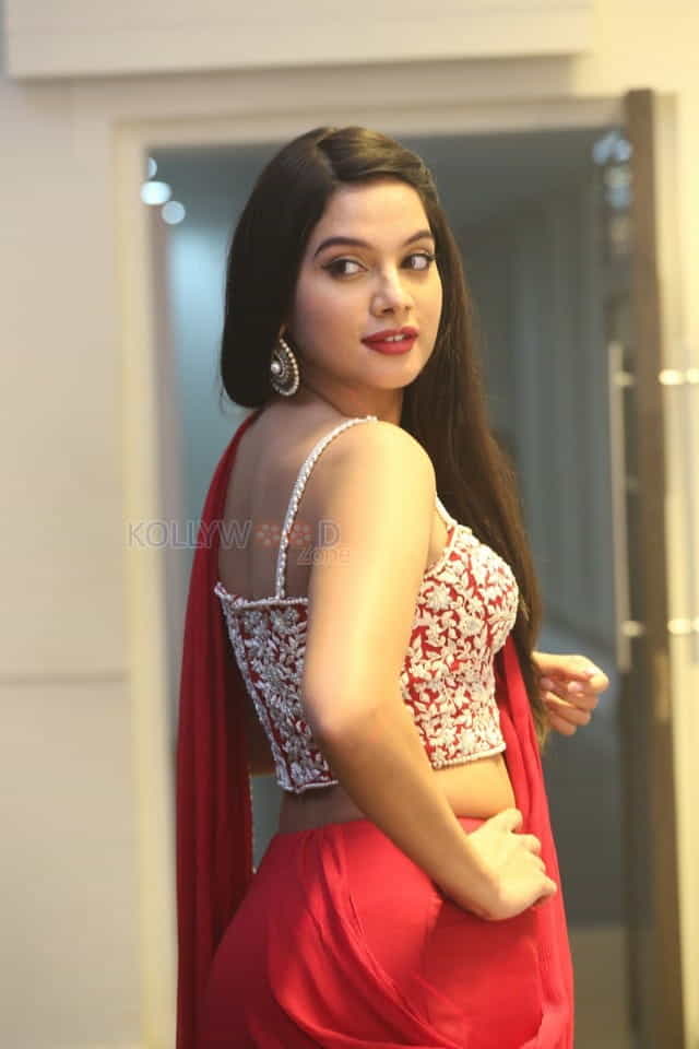 Actress Tanya Hope At Disco Raja Pre release Event Pictures