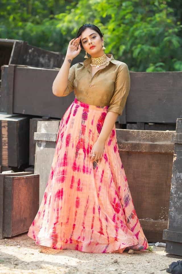 Beautiful Tollywood Actress Sreemukhi Photoshoot Stills