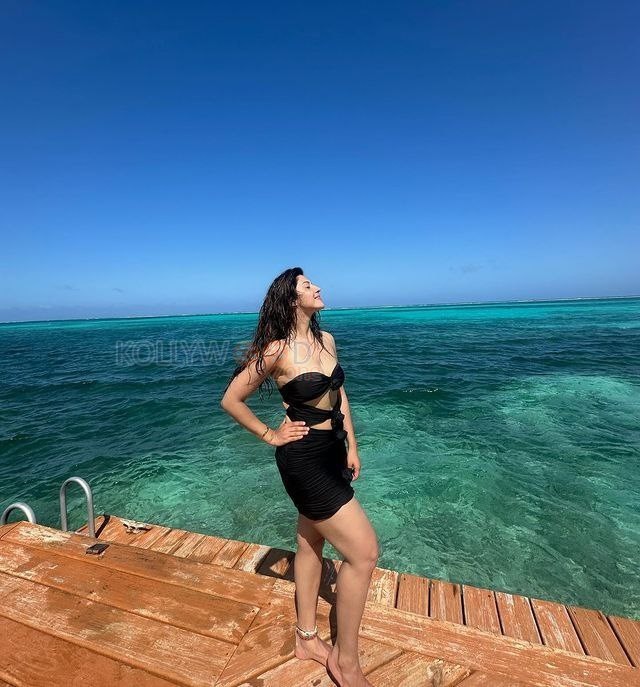 Sexy Mehreen Pirzada Maldives Vacation Bikini Photos 01