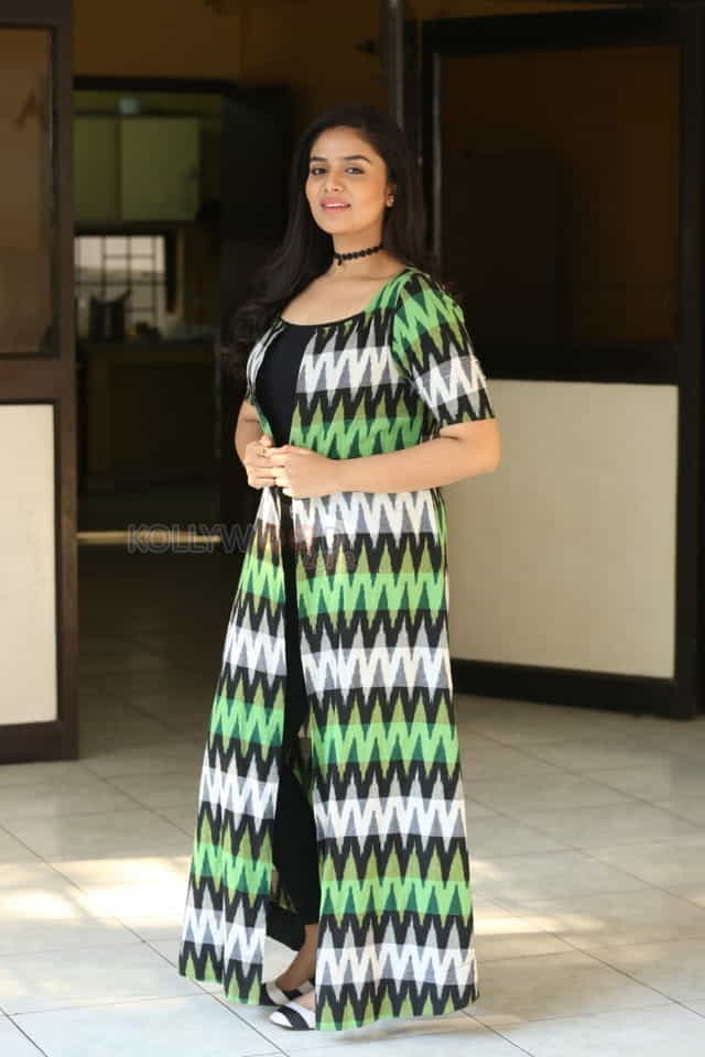 Sreemukhi At Good Bad Ugly Press Meet Photos