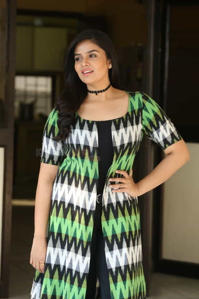 Sreemukhi At Good Bad Ugly Press Meet Photos