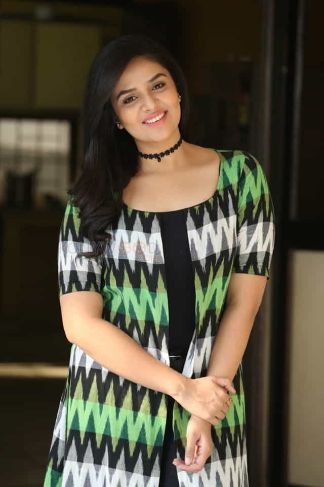 Sreemukhi At Good Bad Ugly Press Meet Photos