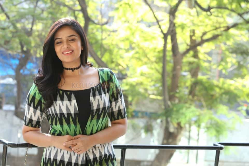 Sreemukhi At Good Bad Ugly Press Meet Photos