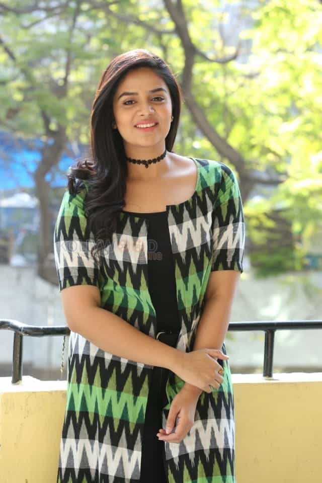 Sreemukhi At Good Bad Ugly Press Meet Photos