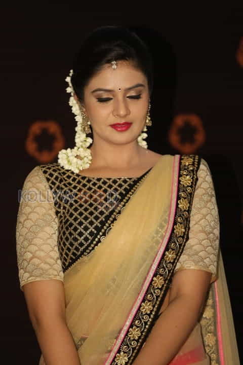 Sreemukhi At Savitri Audio Launch Photos