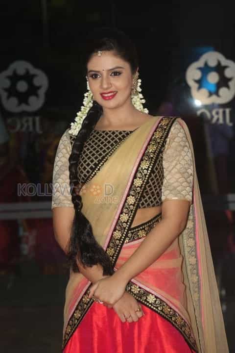 Sreemukhi At Savitri Audio Launch Photos