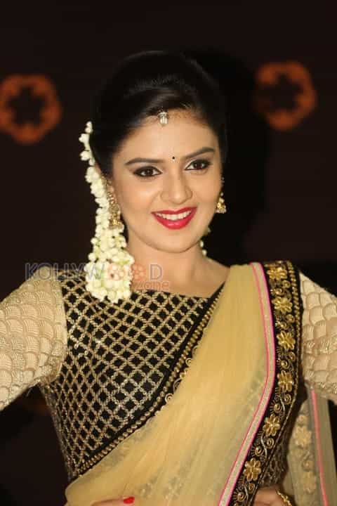 Sreemukhi At Savitri Audio Launch Photos