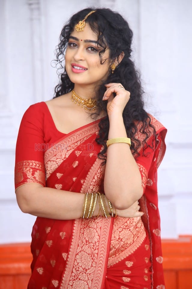 Actress Apsara Rani at New Movie Launch Photos 18