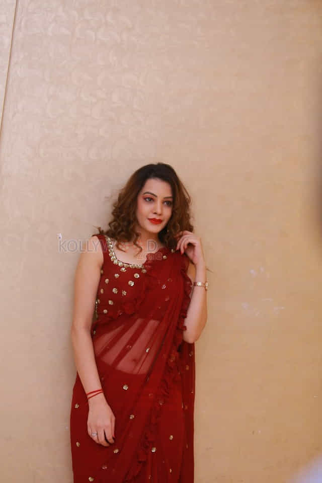 Actress Deeksha Panth At Operation Movie Pre Release Event Photos