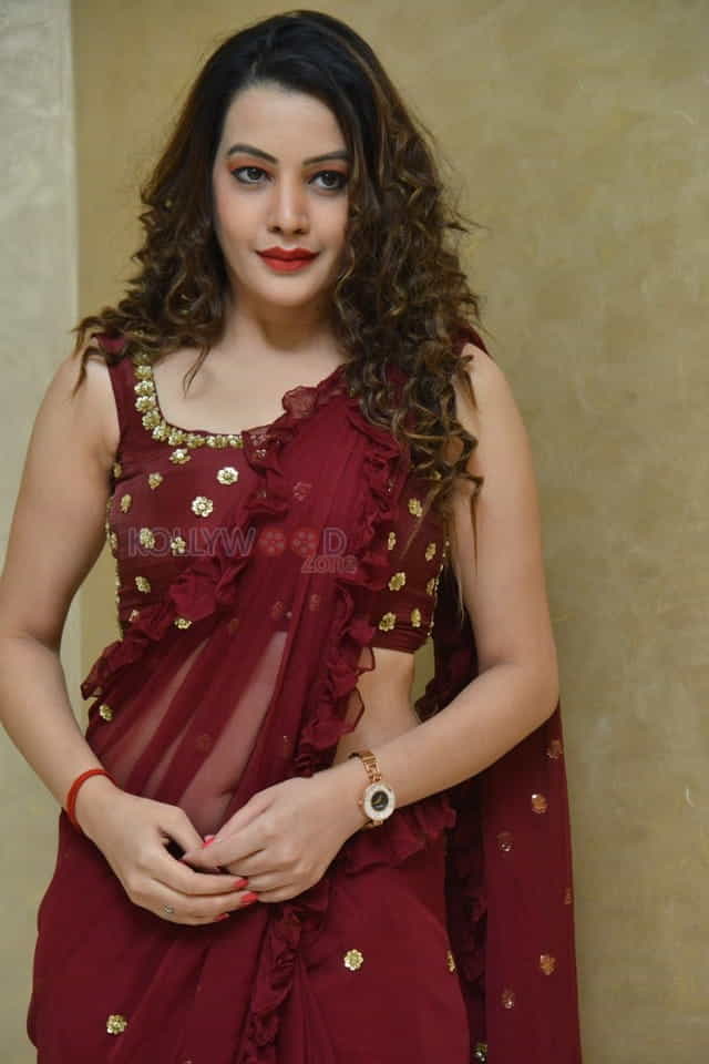 Actress Deeksha Panth At Operation Movie Pre Release Event Photos