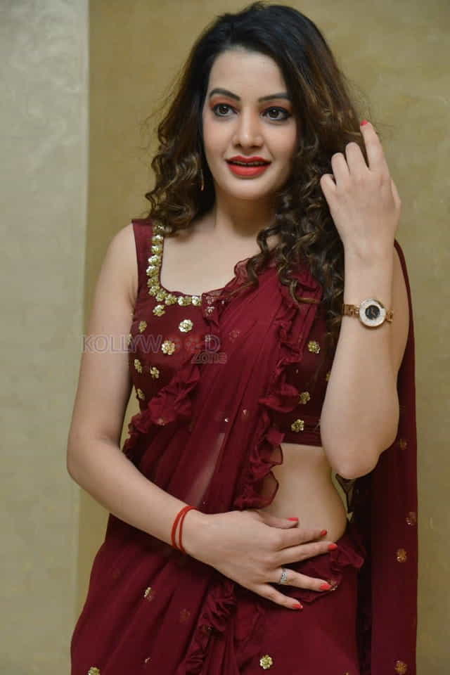 Actress Deeksha Panth At Operation Movie Pre Release Event Photos